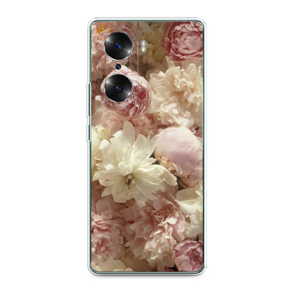 

Чехол Awog на Honor 60 "Пионы светлые", Разноцветный, 6106650-8