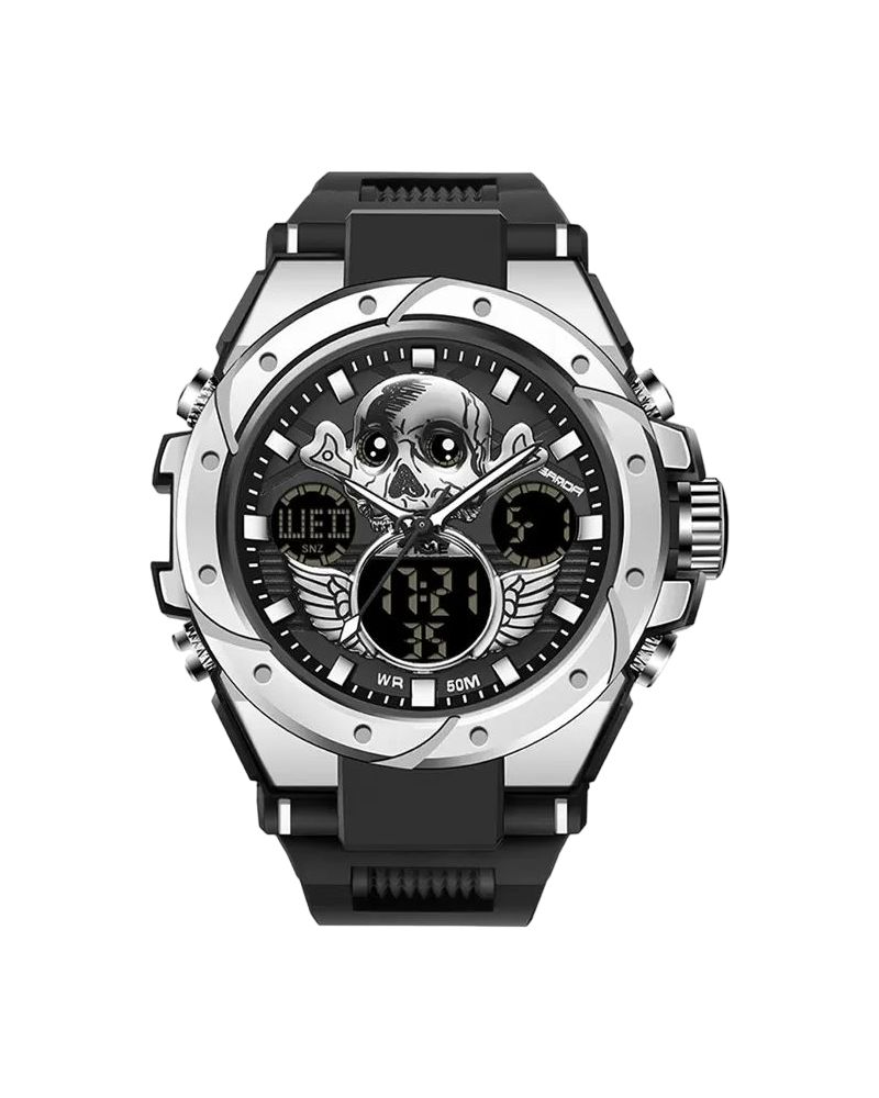 

Наручные часы мужские SANDA 02 6087-2 BLACK-SILVER N, 02 6087-2 BLACK-SILVER N