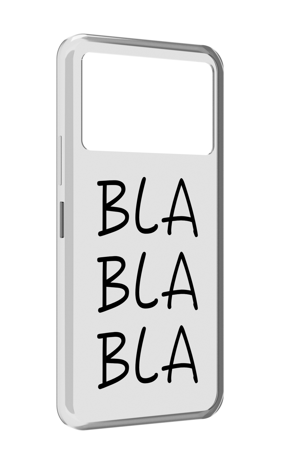

Чехол MyPads Bla-Bla для Infinix NOTE 12 VIP (X672), Прозрачный, Tocco