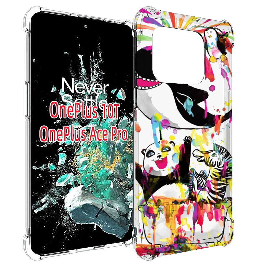

Чехол MyPads Хиппи кит для OnePlus 10T, Прозрачный, Tocco