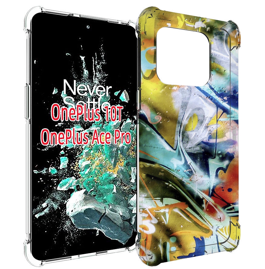

Чехол MyPads граффити-хаос для OnePlus 10T, Прозрачный, Tocco