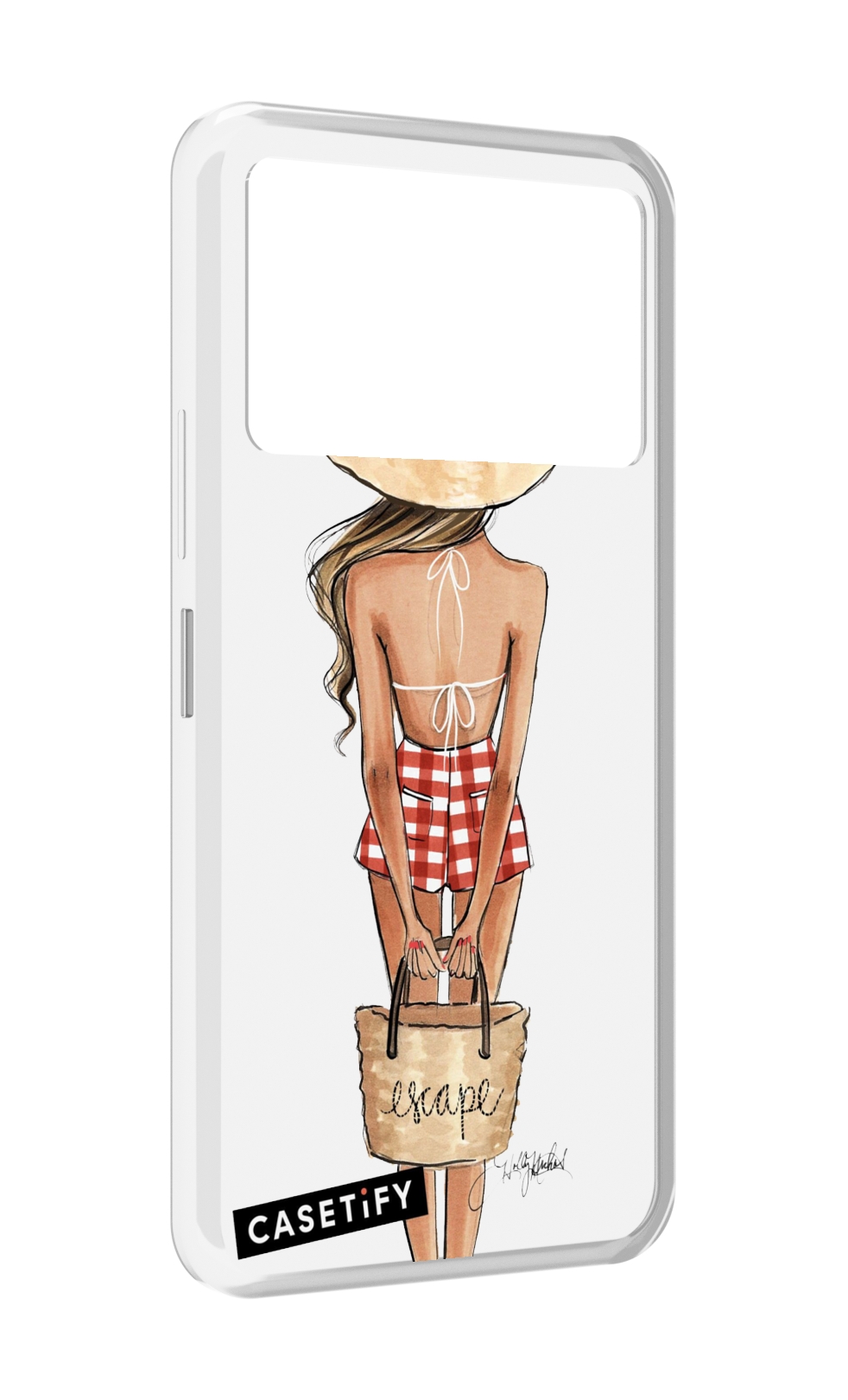 

Чехол MyPads CASETiFY женский для Infinix NOTE 12 VIP (X672), Прозрачный, Tocco