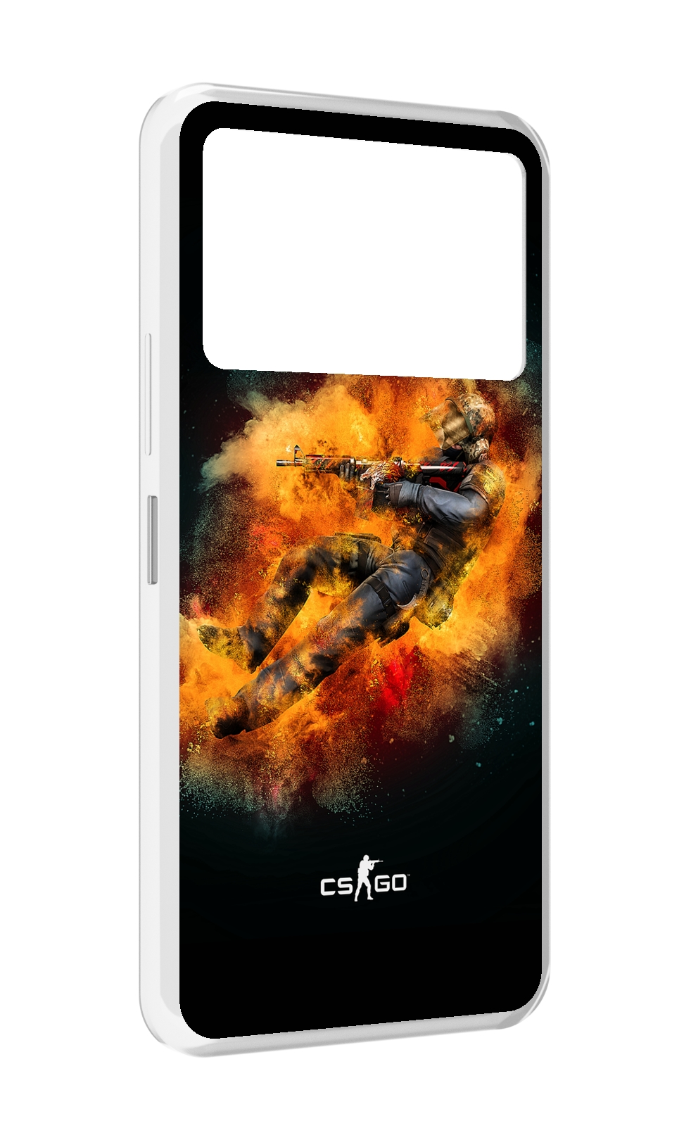 

Чехол MyPads CS-go-Контр-террорист мужской для Infinix NOTE 12 VIP (X672), Прозрачный, Tocco