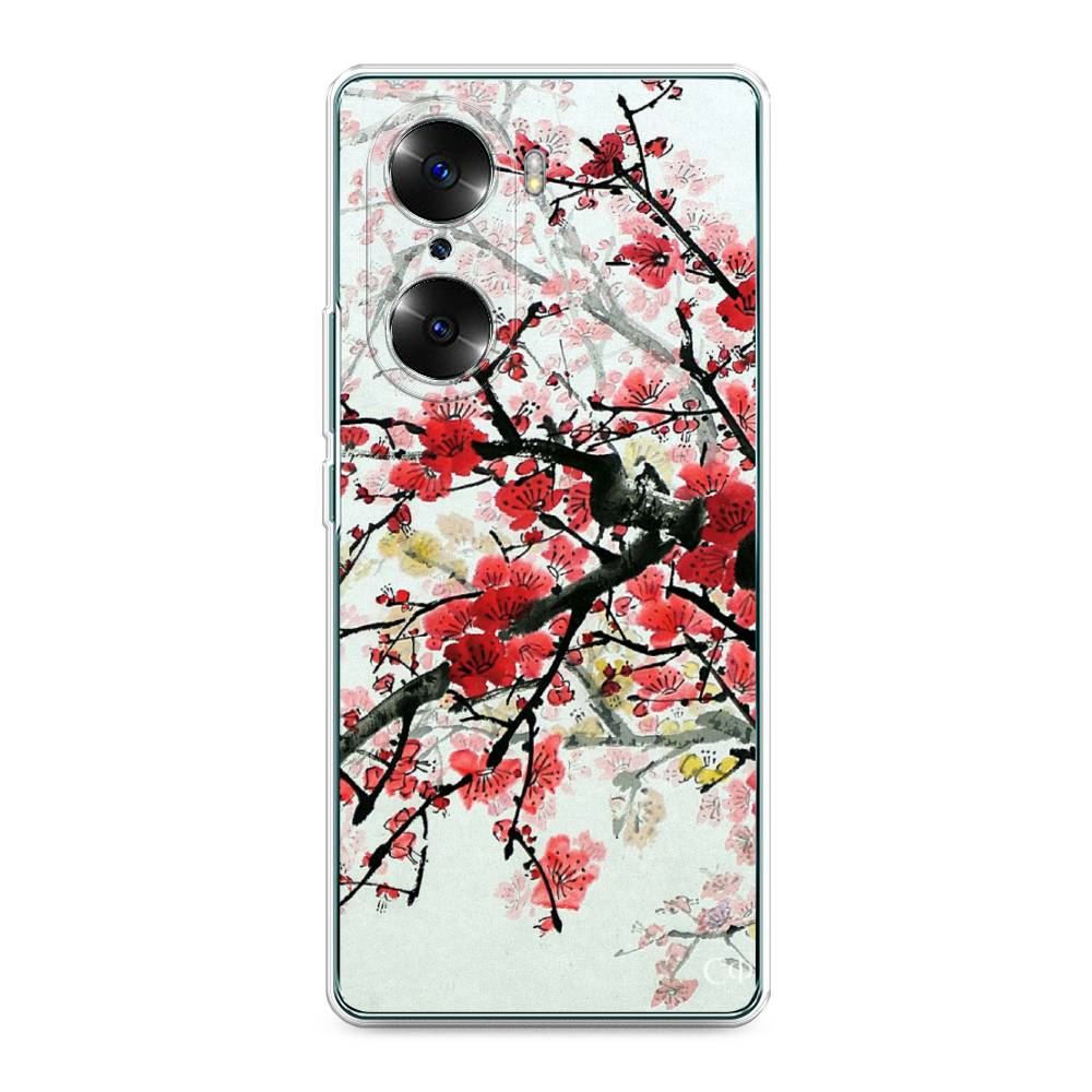 

Чехол Awog на Honor 60 "Сакура", Разноцветный, 6106650-4