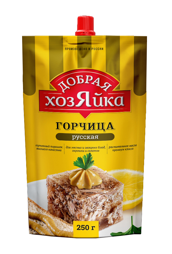 

Горчица Добрая хозяйка Русская 250 г