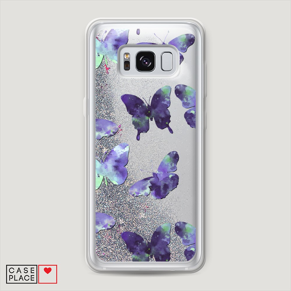 

Чехол Awog на Samsung Galaxy S8 Plus "Бабочки отпечатки", Разноцветный, 24891-1
