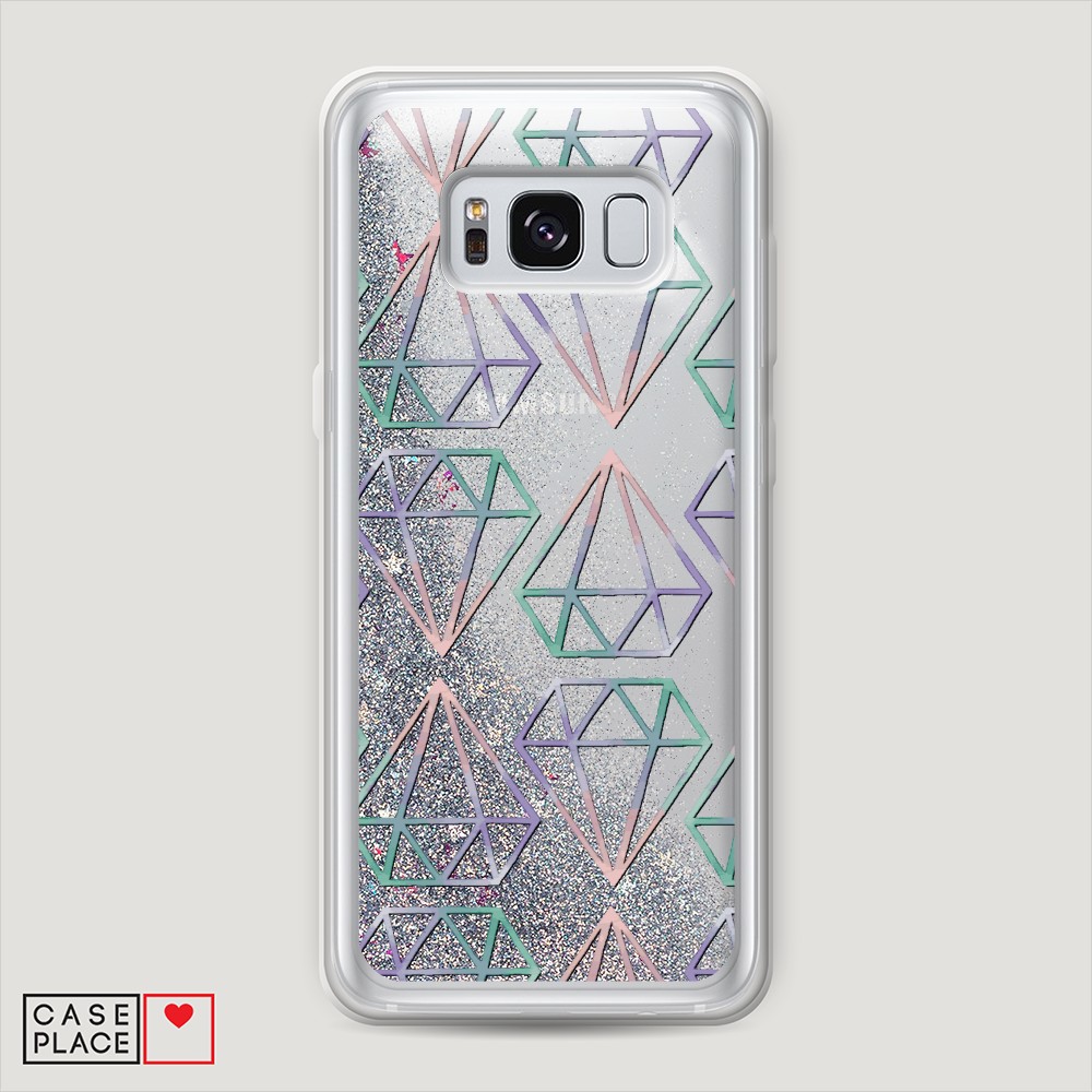 

Чехол Awog на Samsung Galaxy S8 Plus "Бриллианты голографика", Разноцветный, 24891-1