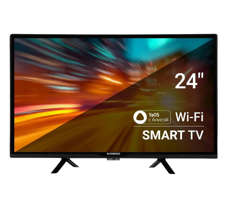 

Телевизор Sunwind SUN-LED24XS310, 24"(61 см), HD, Черный, SUN-LED24XS310