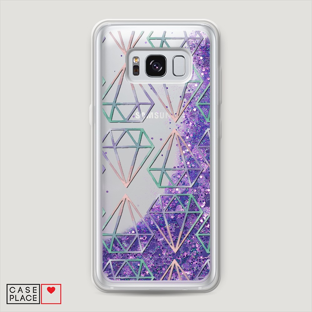 

Чехол Awog на Samsung Galaxy S8 Plus "Бриллианты голографика", Разноцветный, 24892-1