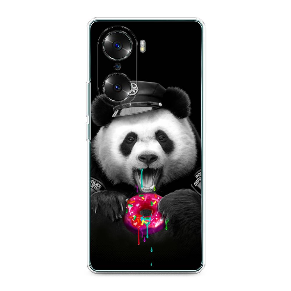 

Чехол Awog на Honor 60 "Панда police", Разноцветный, 6106650-2