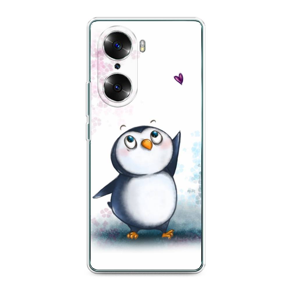 

Чехол Awog на Honor 60 "Пингвин и сердечко", Разноцветный, 6106650-1