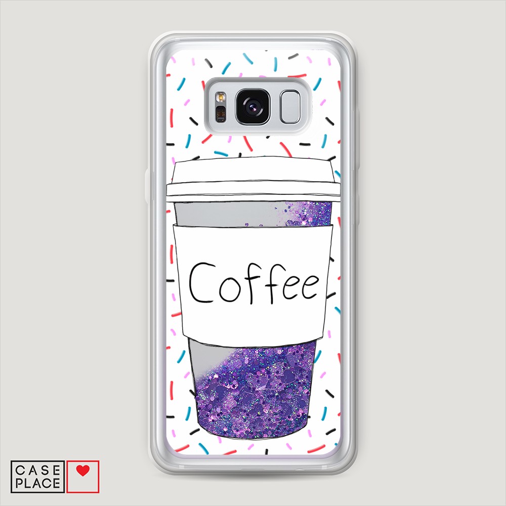

Чехол Awog на Samsung Galaxy S8 Plus "Coffee прозрачный стакан", Разноцветный, 24892-1