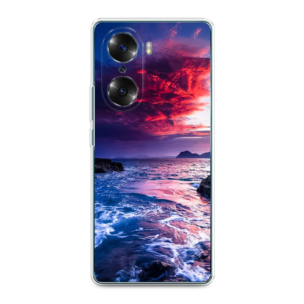 

Чехол Awog на Honor 60 "Волны 1", Разноцветный, 6106650-4