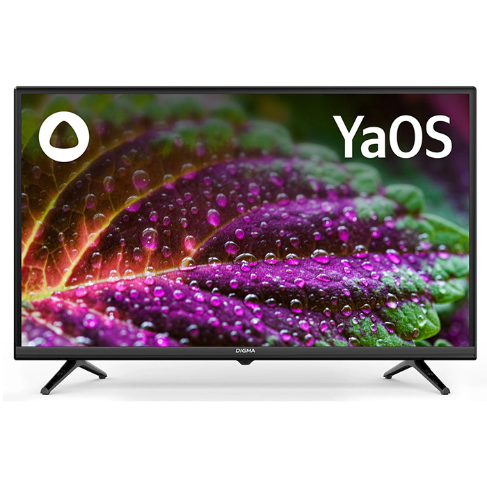 

32 Телевизор Digma DM-LED32SBB35, FULL HD, черный, СМАРТ ТВ, YaOS