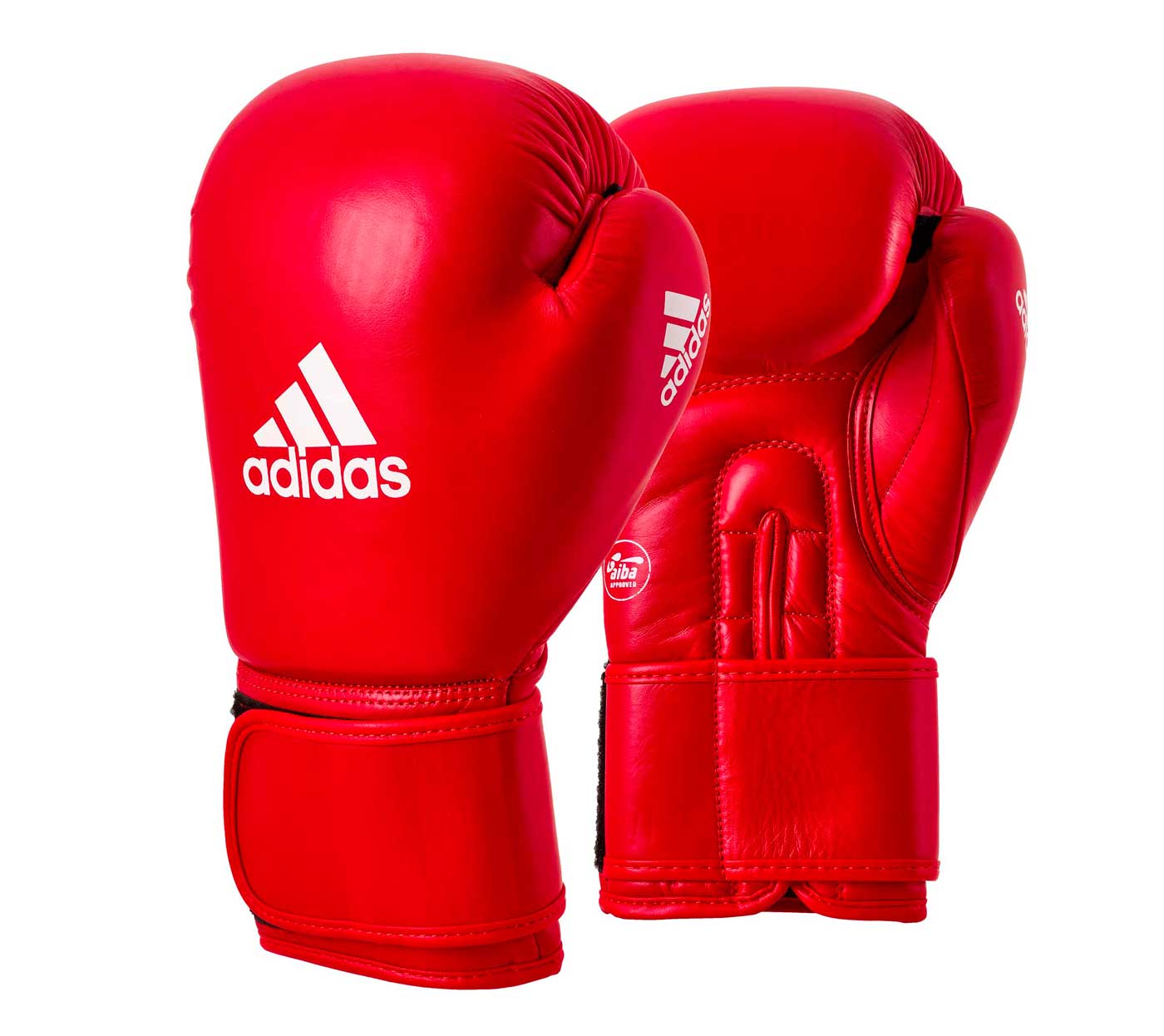 фото Перчатки боксерские aiba красные (вес 12 унций) adidas