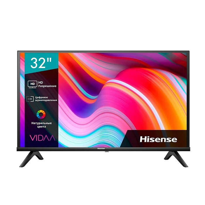 

32 Телевизор Hisense 32A4K, DLED, HD, черный, СМАРТ ТВ, VIDAA