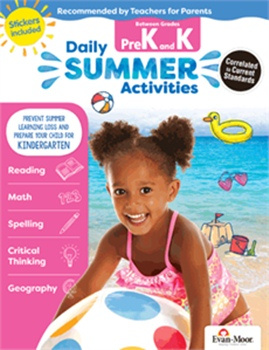 

Daily Summer Activities Between Grades PreK and Kindergarten Grades PreK-K Activity Book