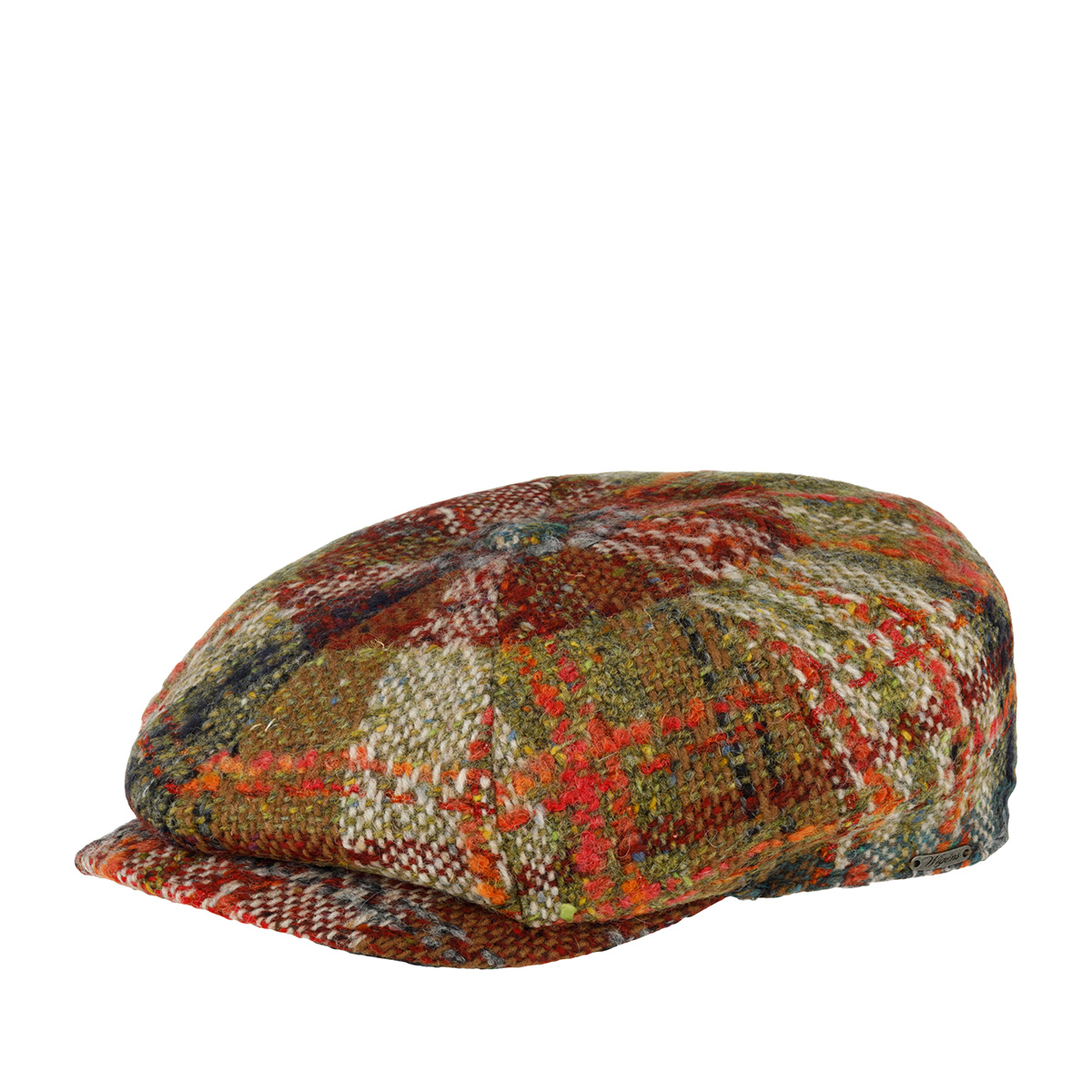 

Кепка унисекс Wigens 102118 NEWSBOY RETRO CAP синяя/коричневая, р.60, Коричневый, 102118 NEWSBOY RETRO CAP
