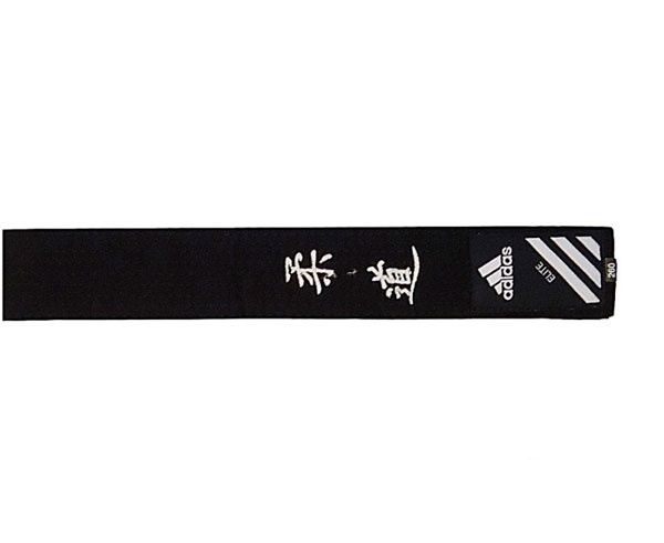 

Пояс для дзюдо Elite Judo Embroidery черный (длина 280 см), adiB240JE