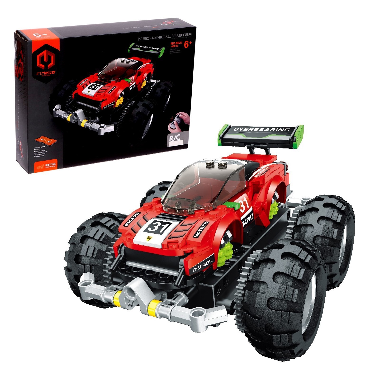 

Конструктор радиоуправляемый КНР "Скоростной бигфут", пластик, в коробке (8031)