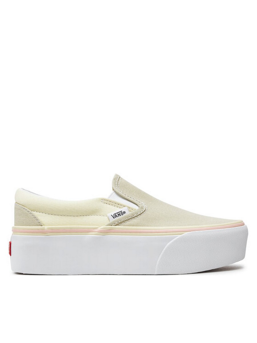 Слипоны женские Vans Classic Slip-On Stackform VN000CN14481 бежевые 39 EU