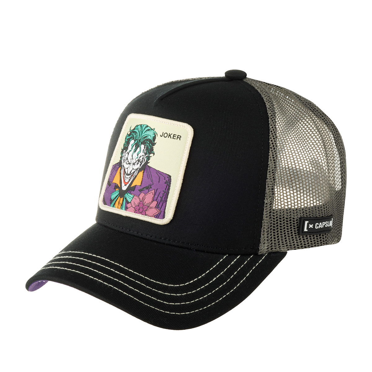 

Бейсболка унисекс CAPSLAB CL/DC6/1/CT/JKR3 DC Comics Joker черная/серая, Черный, CL/DC6/1/CT/JKR3 DC Comics Joker