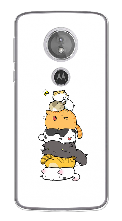 

Чехол Awog на Motorola Moto G6 Play / Моторола Мото G6 Плэй "Бутерброд из котиков", Разноцветный, 240950-10