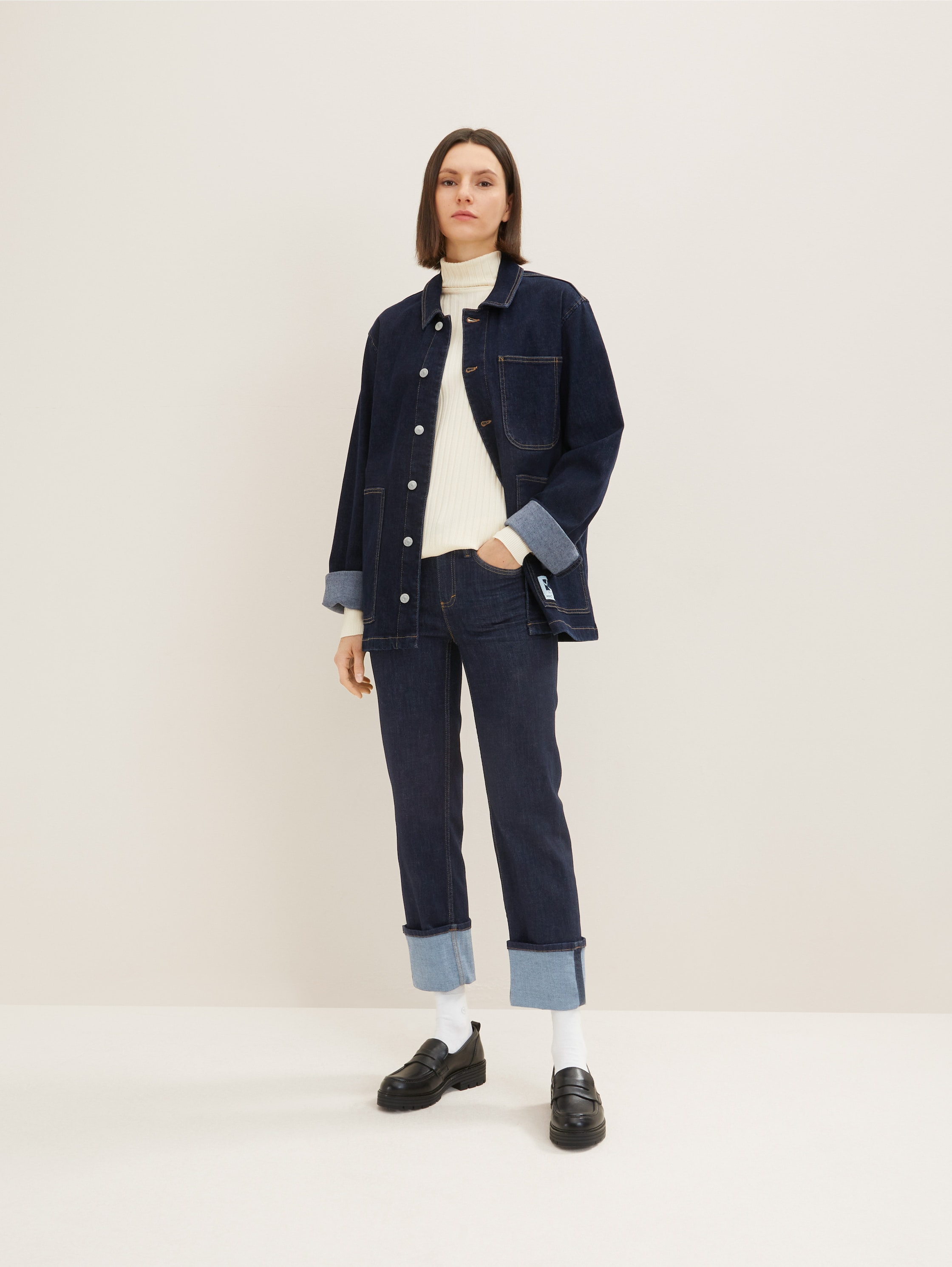 

Джинсы женские TOM TAILOR 1035530 синие 30/28, Синий, 1035530