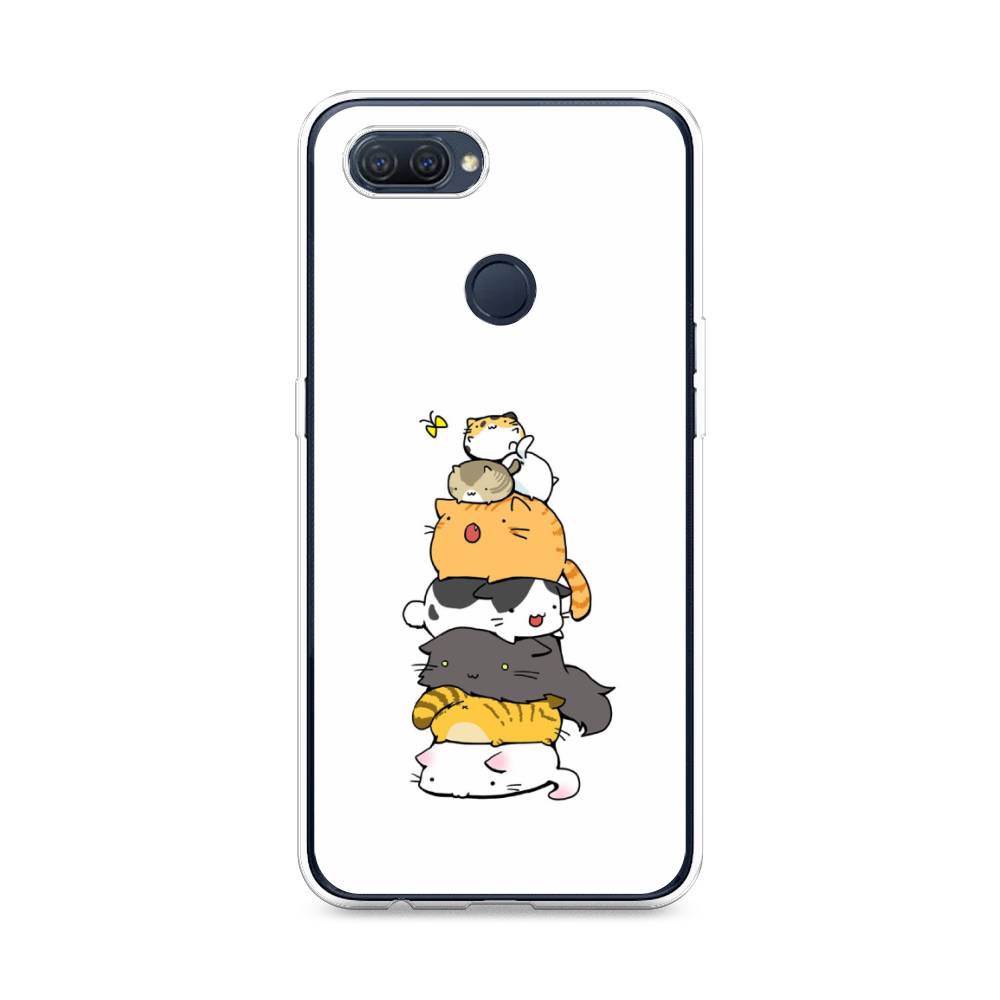 

Чехол Awog на Oppo A12 "Бутерброд из котиков", Разноцветный, 253450-10