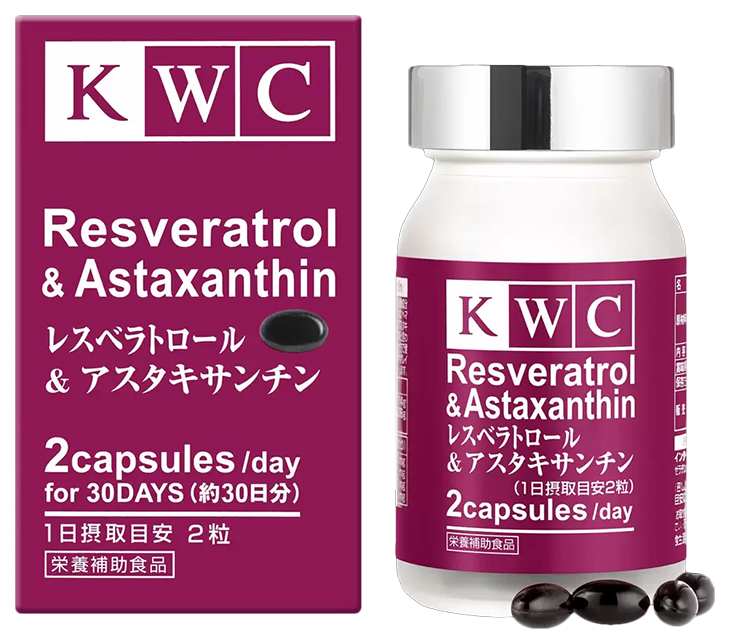 Ресвератрол и Астаксантин KWC капсулы 60 шт.