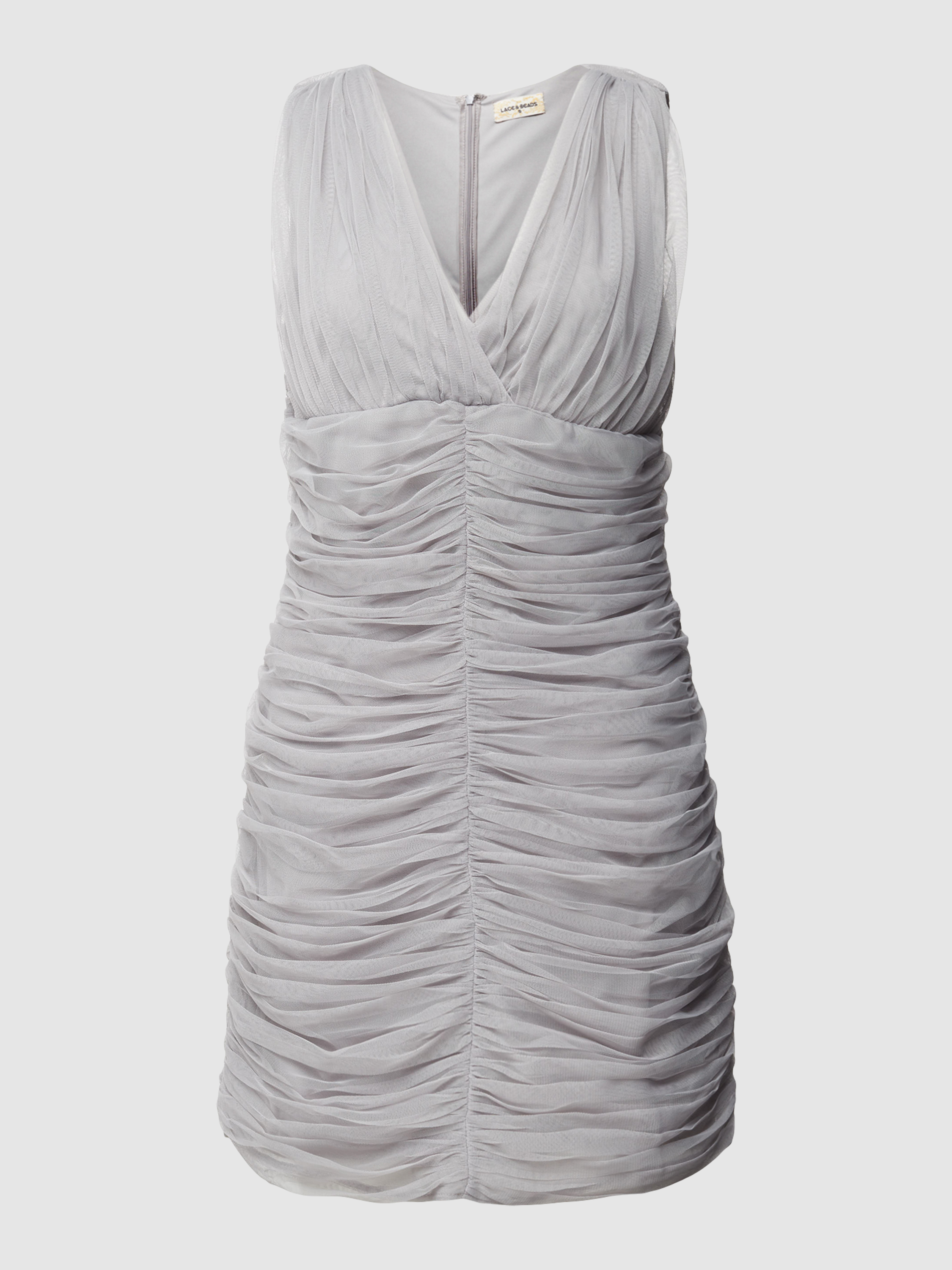 

Платье женское Lace & Beads 1800296 серое 2XS (доставка из-за рубежа), Серый, 1800296