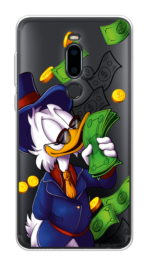 

Чехол на Meizu M8 "Scrooge McDuck with Money", Синий;зеленый;белый, 73150-6