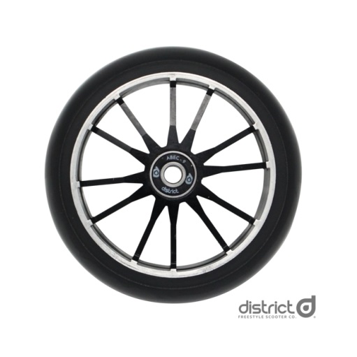 DIW19007 колесо с подшип. для сам. District 120x30 Wide Wheel Twin Core Black/Black