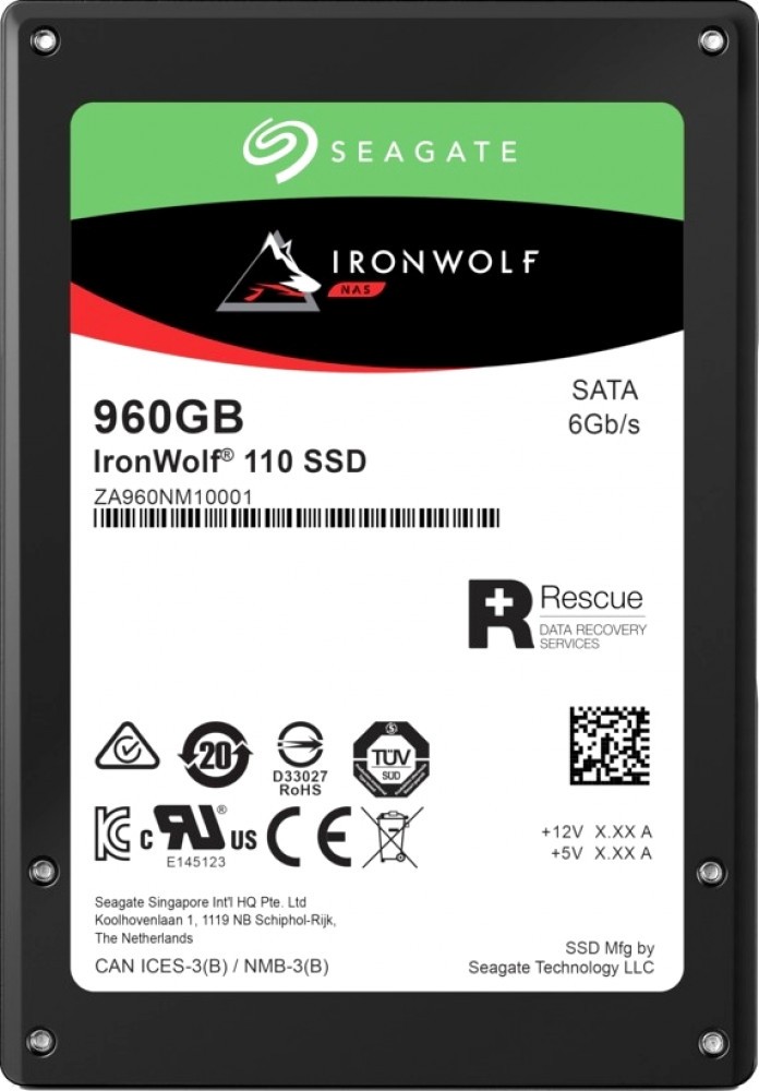 

SSD диск Seagate IronWolf 110 960ГБ (ZA960NM10011), IronWolf 110