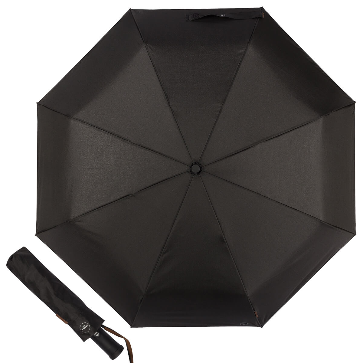 Зонт складной мужской полуавтоматический C2781-OC light black M&P
