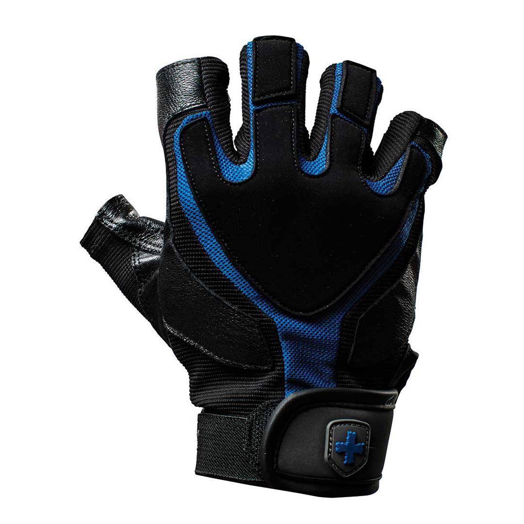 фото Перчатки атлетические harbinger training grip®, black/blue, 8,5/l