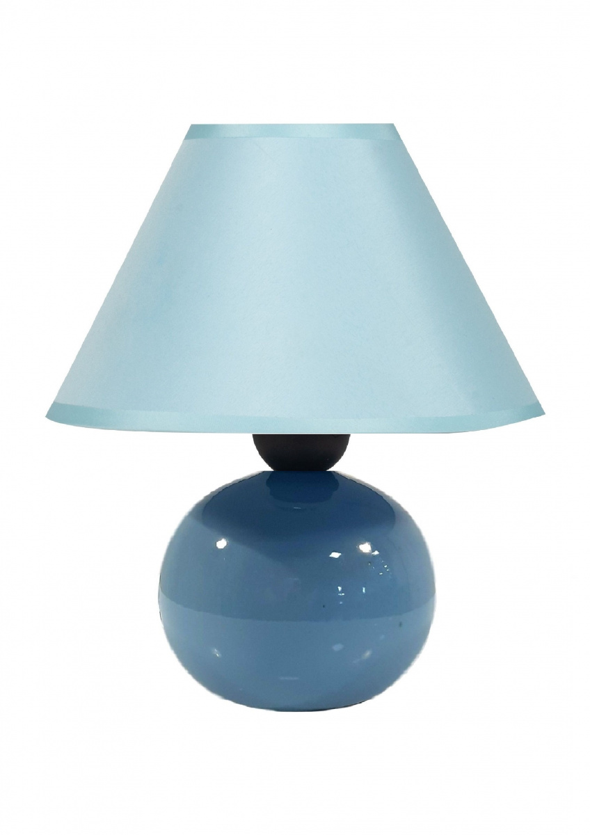 фото Лампа настольная borten 17516, голубой