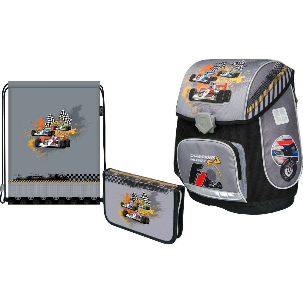

Ранец детский Mag Taller школьный Ezzy II Raceway с наполнением