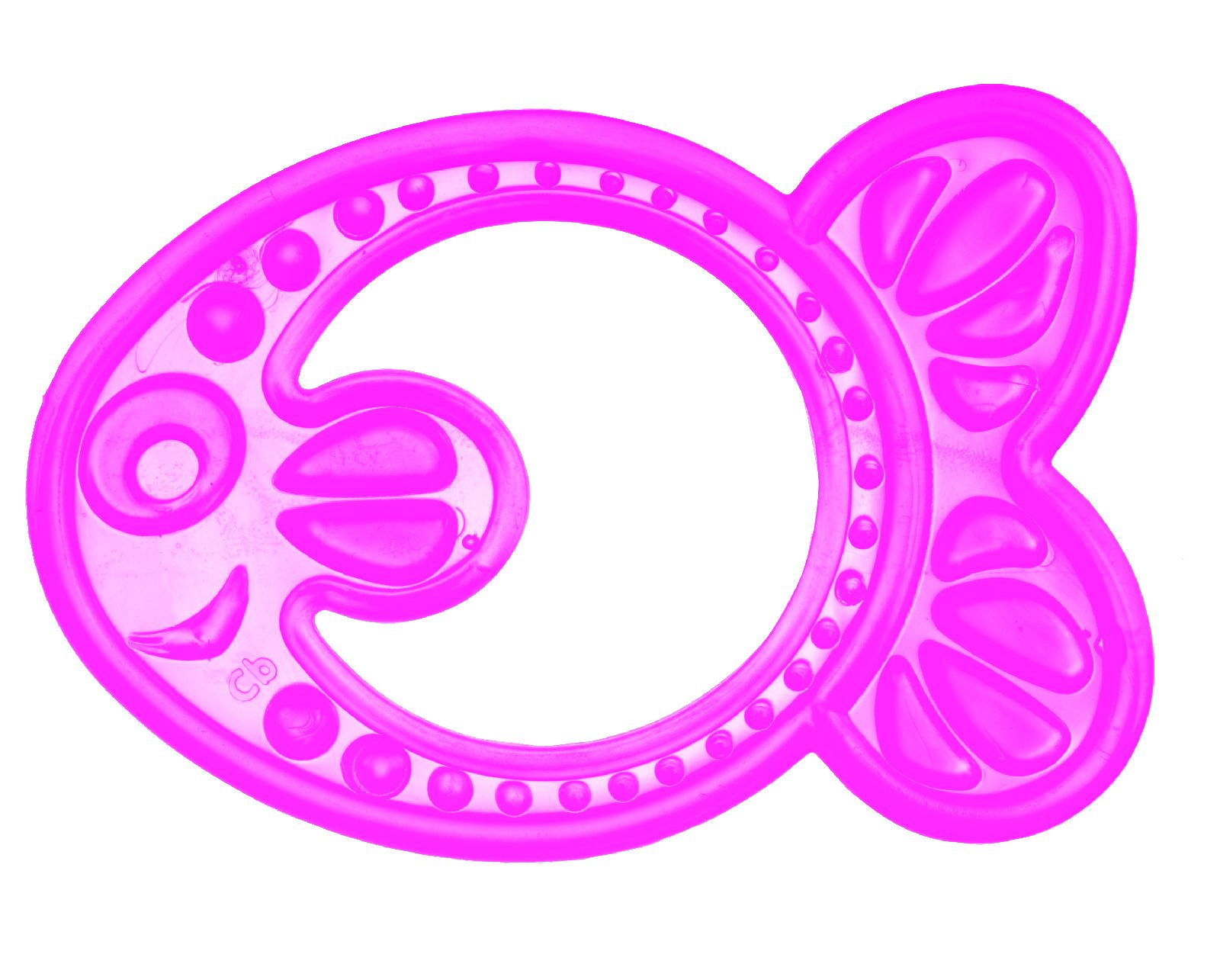 Прорезыватель мягкий Canpol арт. 13/109, 0+ мес., цвет розовый, форма рыбка