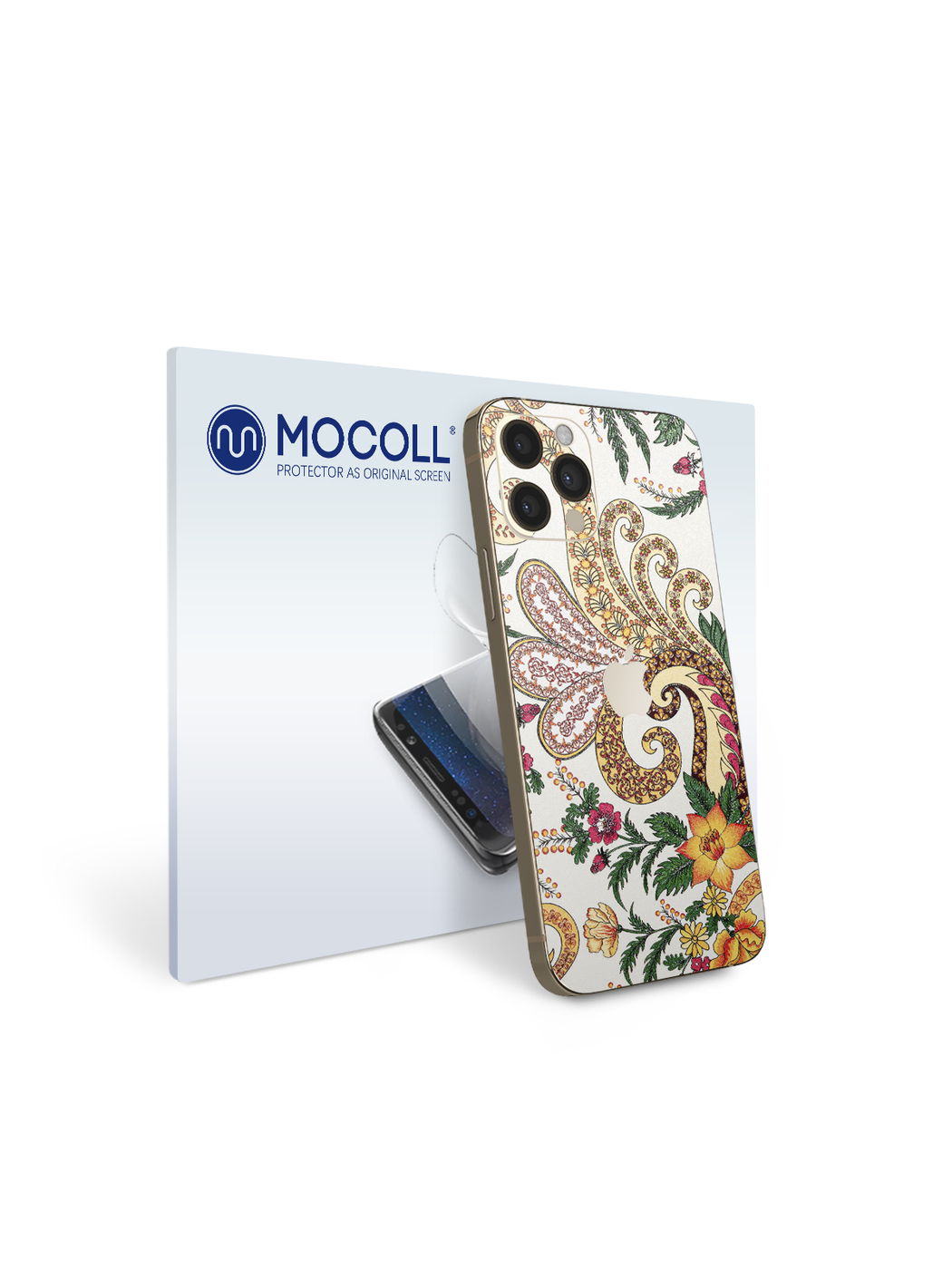 

Пленка защитная MOCOLL для задней панели Apple iPhone 12 Pro Max Узор Планта