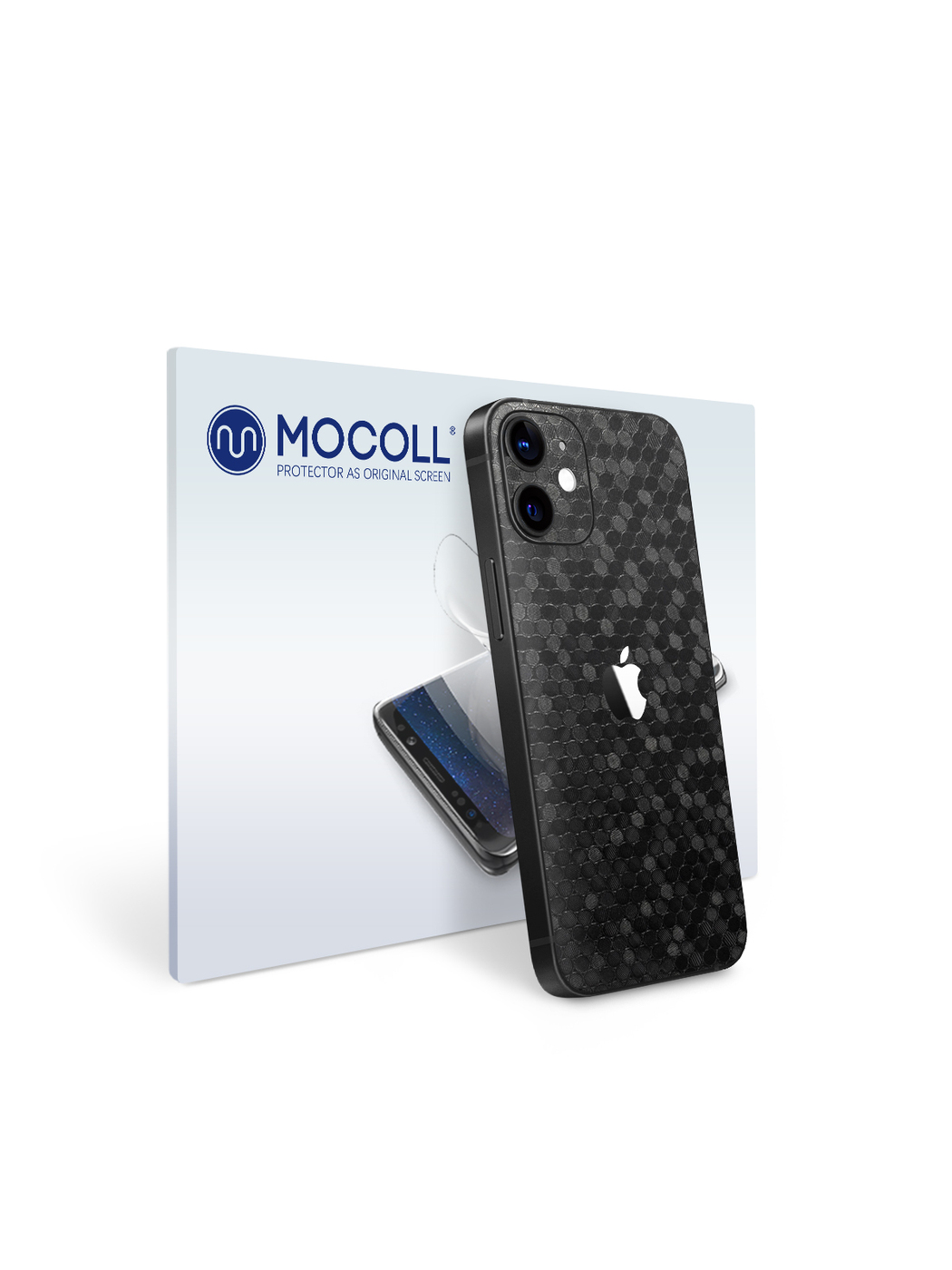 

Пленка защитная MOCOLL для задней панели (Half Cover) Apple iPhone 12 Тень соты