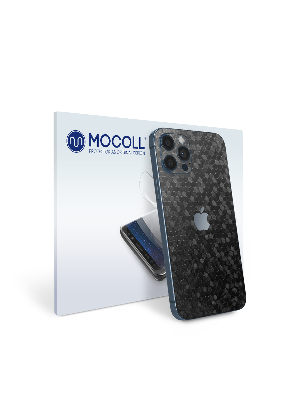 

Пленка защитная MOCOLL для задней панели (Half Cover) Apple iPhone 12 Pro Тень соты