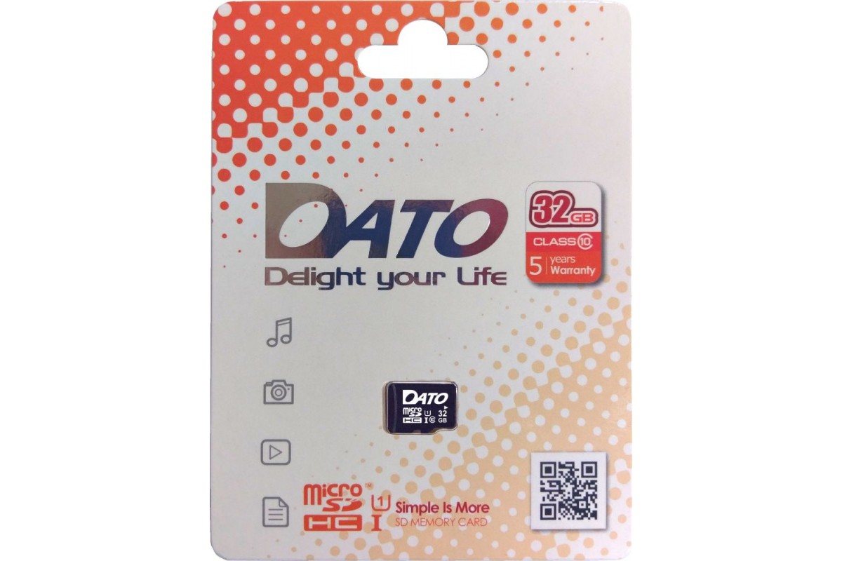 фото Карта памяти dato microsdhc 32gb class10 (dttf032guic10)