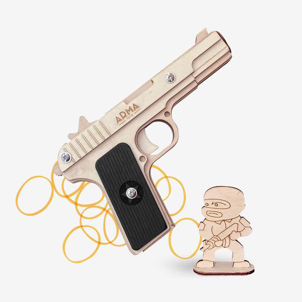 

Резинкострел Arma.toys пистолет ТТ тульский Токарева, Резинкострел