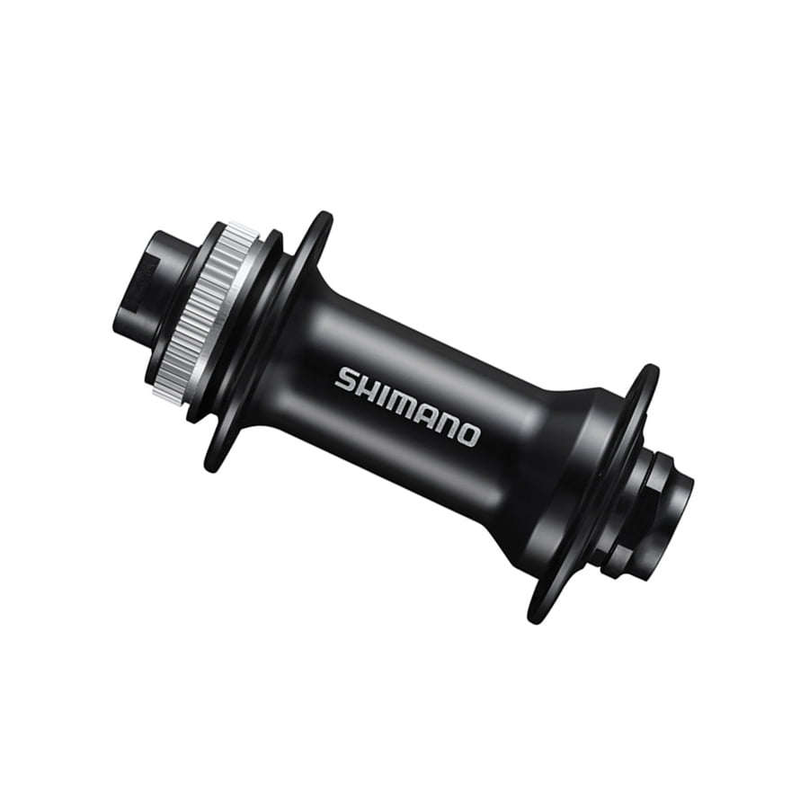 Втулка передняя Shimano MT400, 36 отв, C Lock, под ось 15мм, OLD 110мм, черный EHBMT400BAX