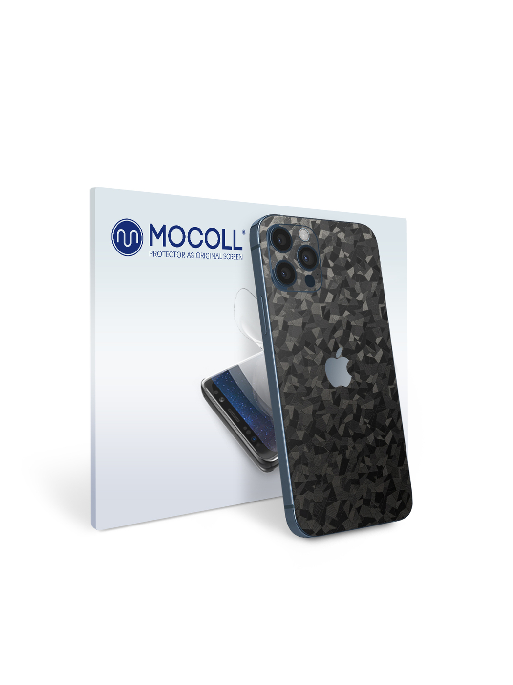 

Пленка защитная MOCOLL для задней панели (Half Cover) Apple iPhone 12 Pro Max Тень мозаика