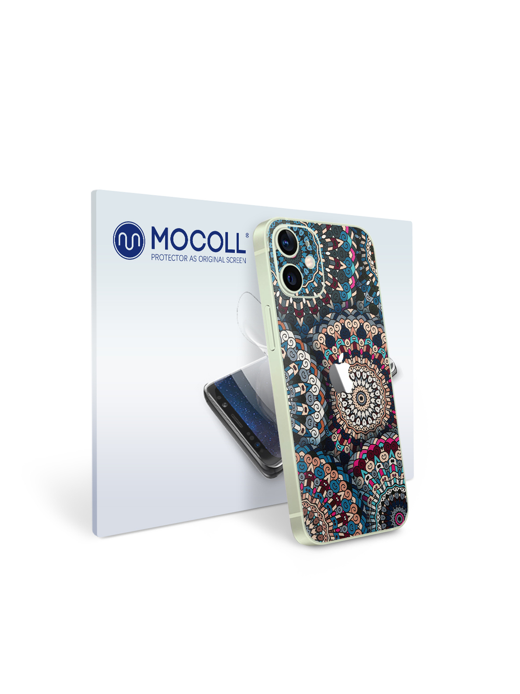 

Пленка защитная MOCOLL для задней панели Apple iPhone 12 Pro Богемный узор Искон