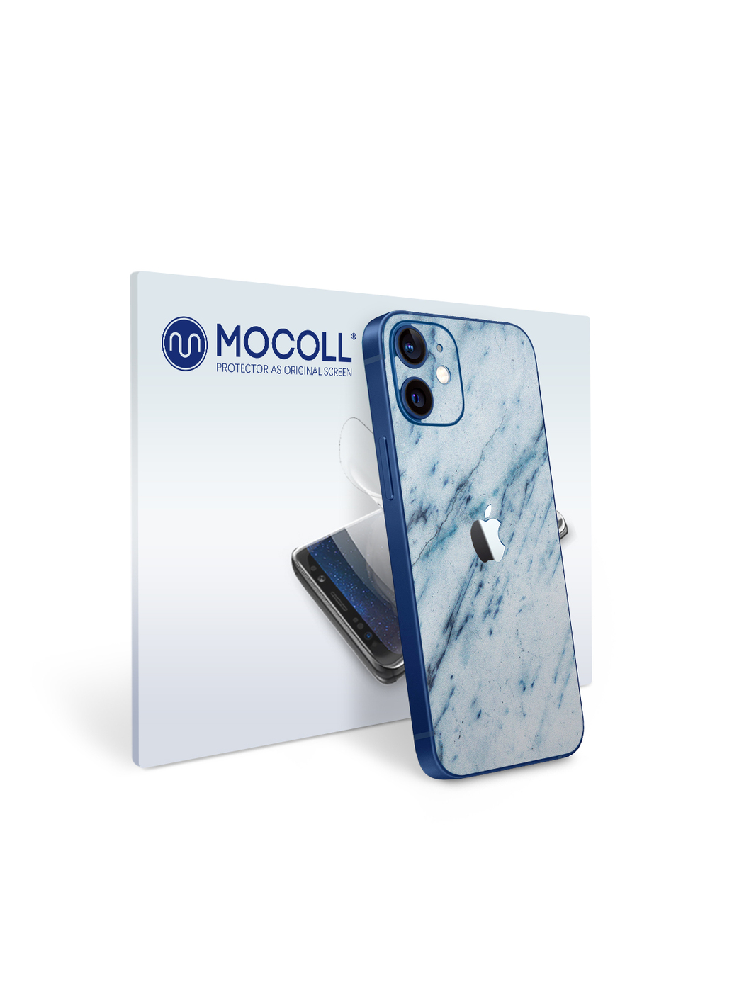 

Пленка защитная MOCOLL для задней панели Apple iPhone 12 Pro Мрамор
