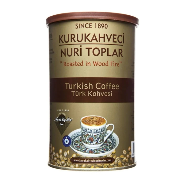 Турецкий молотый обжаренный кофе Nuri Toplar Turkish 500 г