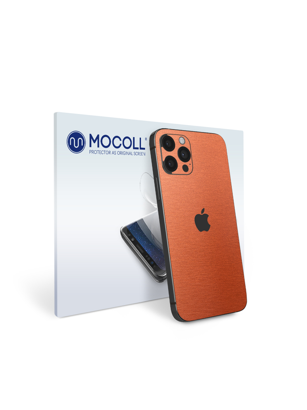 

Пленка защитная MOCOLL для задней панели Apple iPhone 12 Mini Металлик Оранжевый